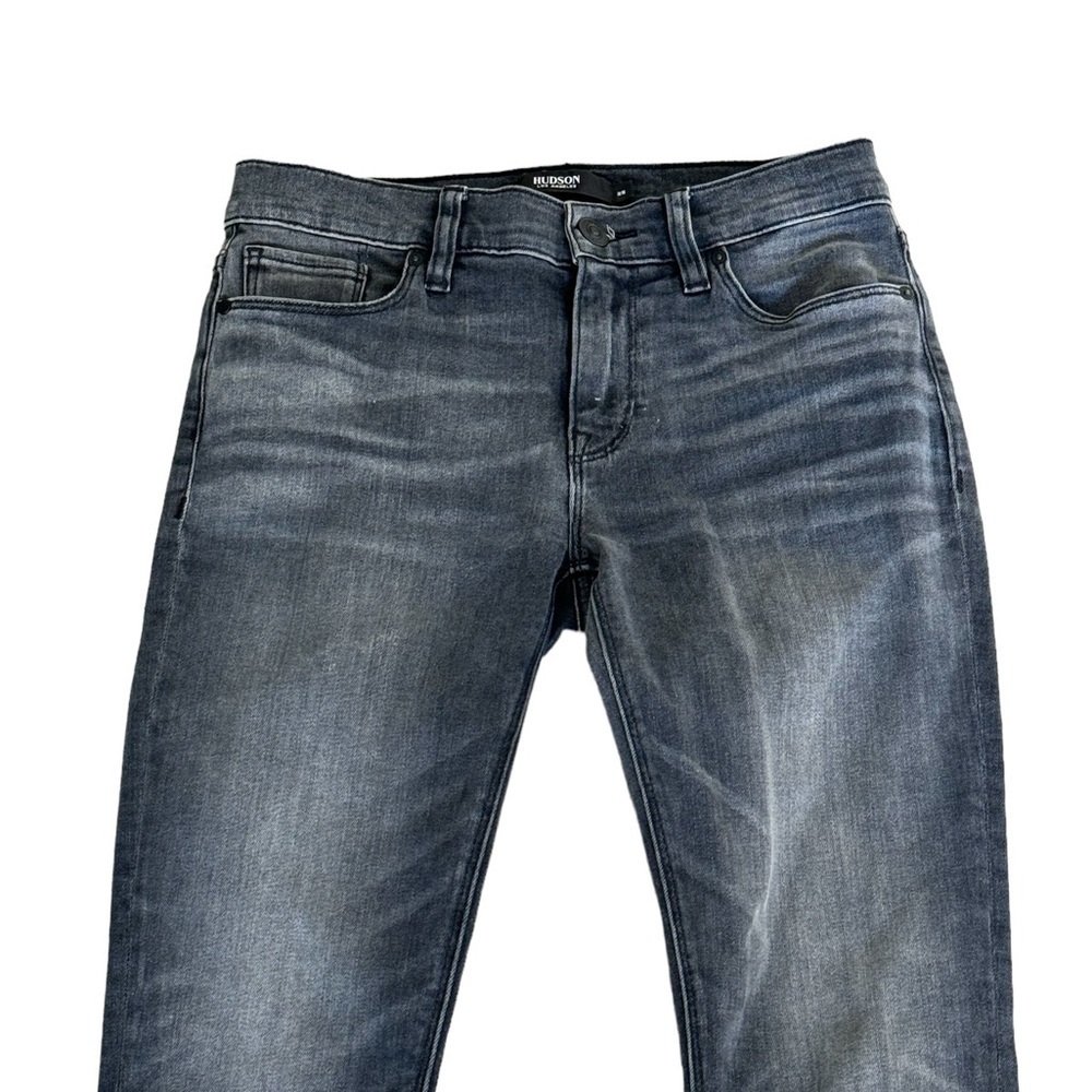 HUDSON Nico Super Skinny Black Wash Denim Jeans size 25 Woman’s Work Casual - Picture 2 of 5